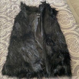 Faux fur vest